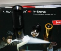 LED Lenser M1 aufgeschraubt